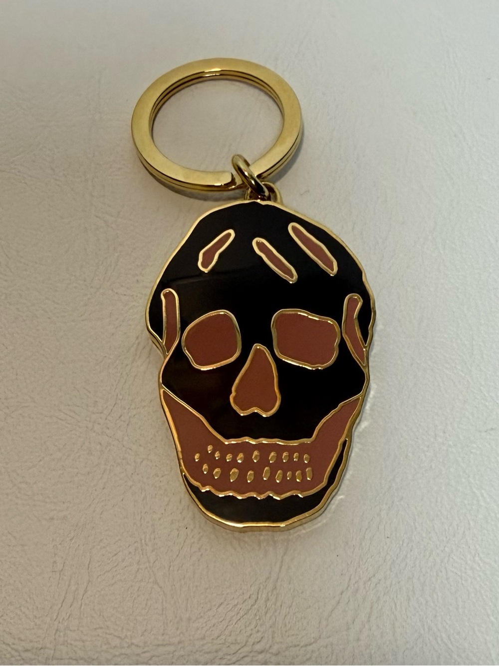 Alexander McQueen Skull Keychain Bag Charm